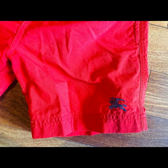 Burberry Children Red Swimshorts - Picture 4 of 4